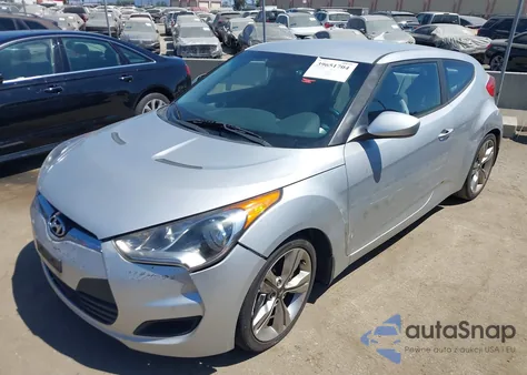 2012 Hyundai Veloster Base W/Gray from USA, damaged, VIN KMHTC6AD6CU079711